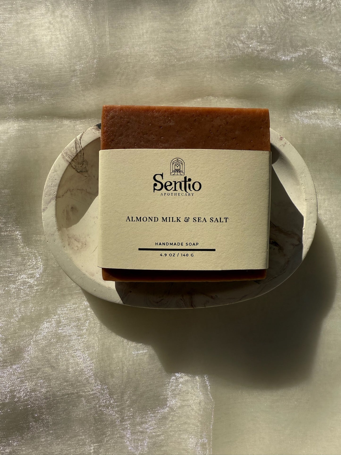 Almond milk & sea salt soap