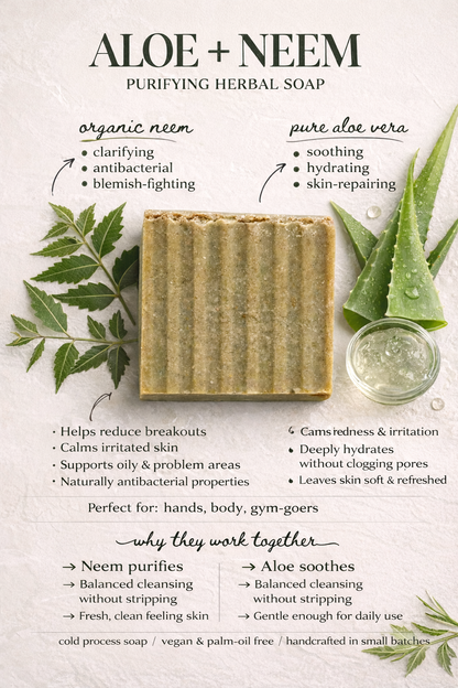 Aloe vera and Neem soap