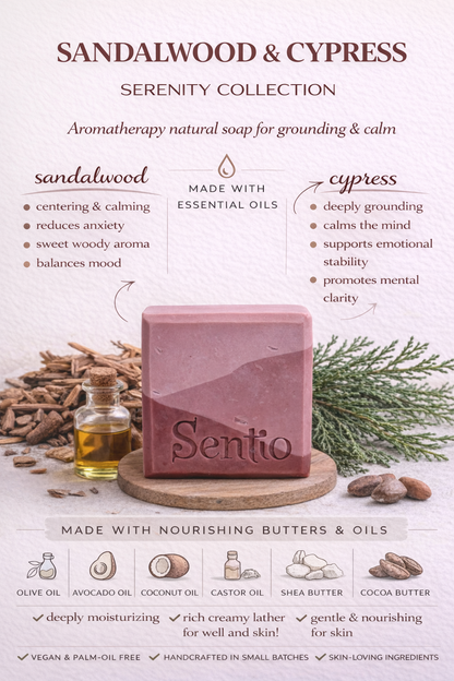 Sandalwood & cypress soap