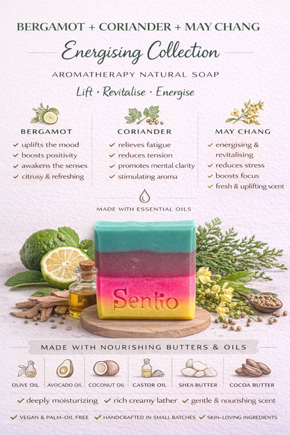 Coriander, bergamot & may chang soap